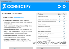 Connectify screenshot