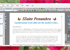 SSuite Penumbra Editor screenshot