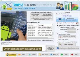 Online Android Text Messaging screenshot