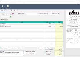 Quick Receipt Software screenshot