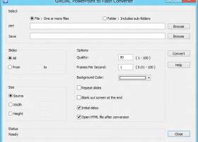 PowerPoint to Flash Converter screenshot
