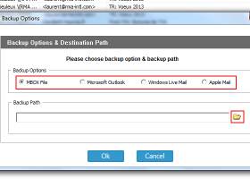 Thunderbird Profile Backup Tool screenshot