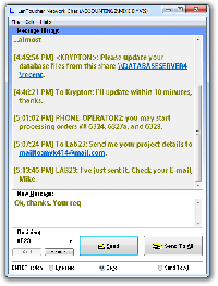 LanToucher Network Chat screenshot