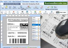 Business Barcode Program screenshot