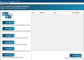 Aryson vCard Duplicate Remover screenshot