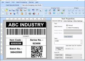 Warehousing Barcode Designing Software screenshot