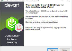 Zoho Inventory ODBC Driver by Devart screenshot