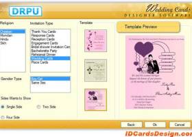 Wedding Cards Designing Program screenshot