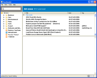 Feedreader screenshot