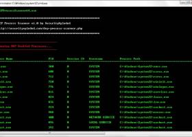 DEP Process Scanner screenshot