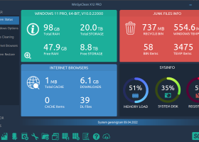 WinSysClean X12 Free screenshot