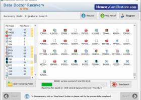 NTFS Data Restore Software screenshot