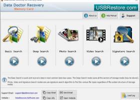Memory Card Restore Software screenshot