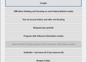 AutoRun LWMenu screenshot
