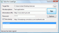 Tech-Pro CodeSign screenshot
