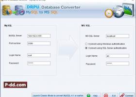 MySQL DB to MSSQL Migration Tool screenshot