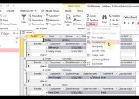Microsoft Access screenshot