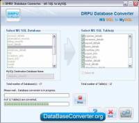 Database Converter screenshot