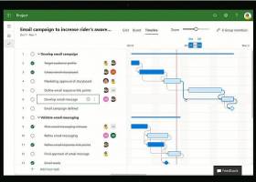 Microsoft Project screenshot