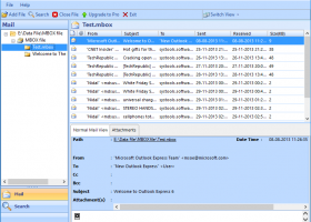 MBOX Email File Viewer Solution screenshot