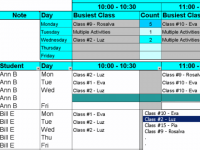 Create Student Class Schedules screenshot