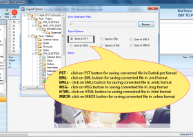 Convert OST to PST Software screenshot