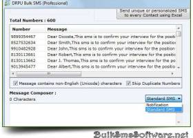 Bulk SMS Software screenshot