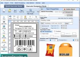 Packaging Barcode Maker Program screenshot