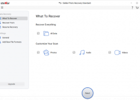Stellar Photo Recovery Standard Windows screenshot