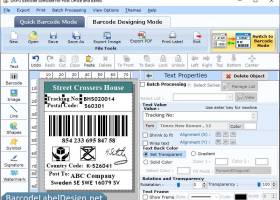 Post Office Barcode Design screenshot
