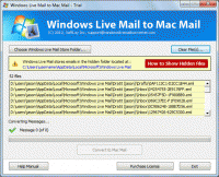 Windows Mail to Mac Mail Converter Tool screenshot
