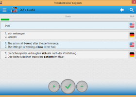 German Word Learning Software screenshot