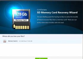 IUWEshare SD Memory Card Recovery Wizard screenshot