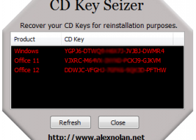 CD Key Seizer screenshot