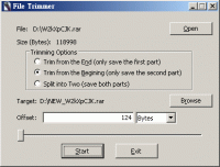 File Trimmer screenshot