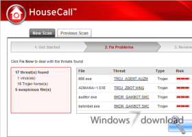 Trend Micro HouseCall 64bit screenshot