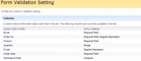 SharePoint Form Validation screenshot