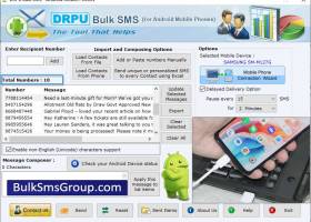 Bulk SMS Software for Android Mobile screenshot