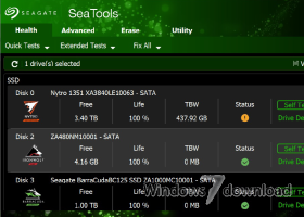 SeaTools for Windows screenshot