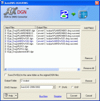 AutoDWG DGN to DWG Converter Pro 2011.9 screenshot