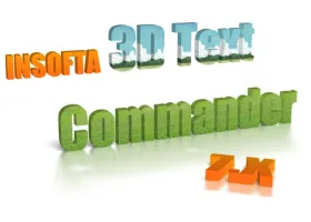 Insofta 3D Text Commander screenshot