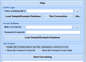 FoxPro Tables To MS Access Converter Software screenshot