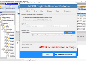 eSoftTools MBOX Duplicate Remover screenshot