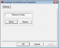 AnalogX Vocal Remover screenshot