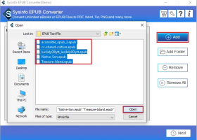 Sysinfo EPUB Converter screenshot