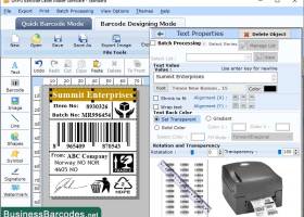 Integrate Barcode Printing App screenshot