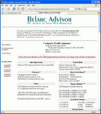 Belarc Advisor 7.2x screenshot
