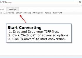 TIFF to PDF Converter screenshot