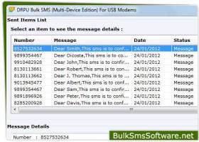 SMS Modems screenshot