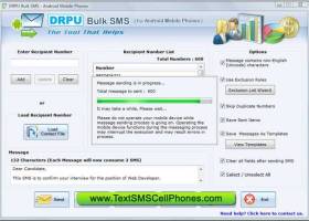 Android Group SMS screenshot